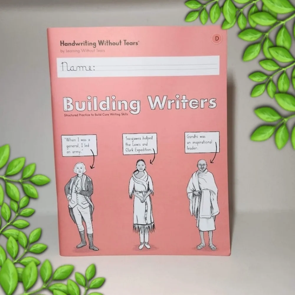 Handwriting Without Tears Building Writers D 3rd Grade ISBN 9781952970924 Easter
